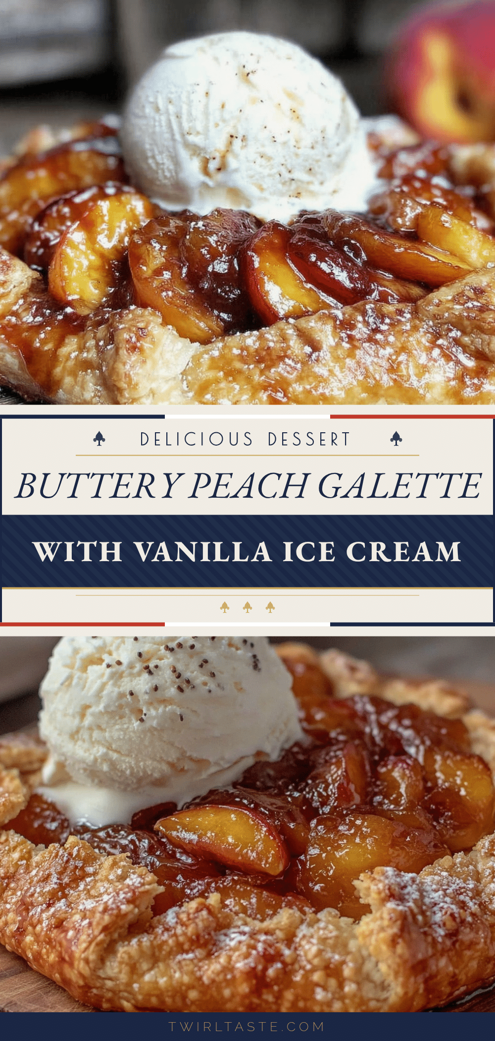 brown butter peach galette recipe