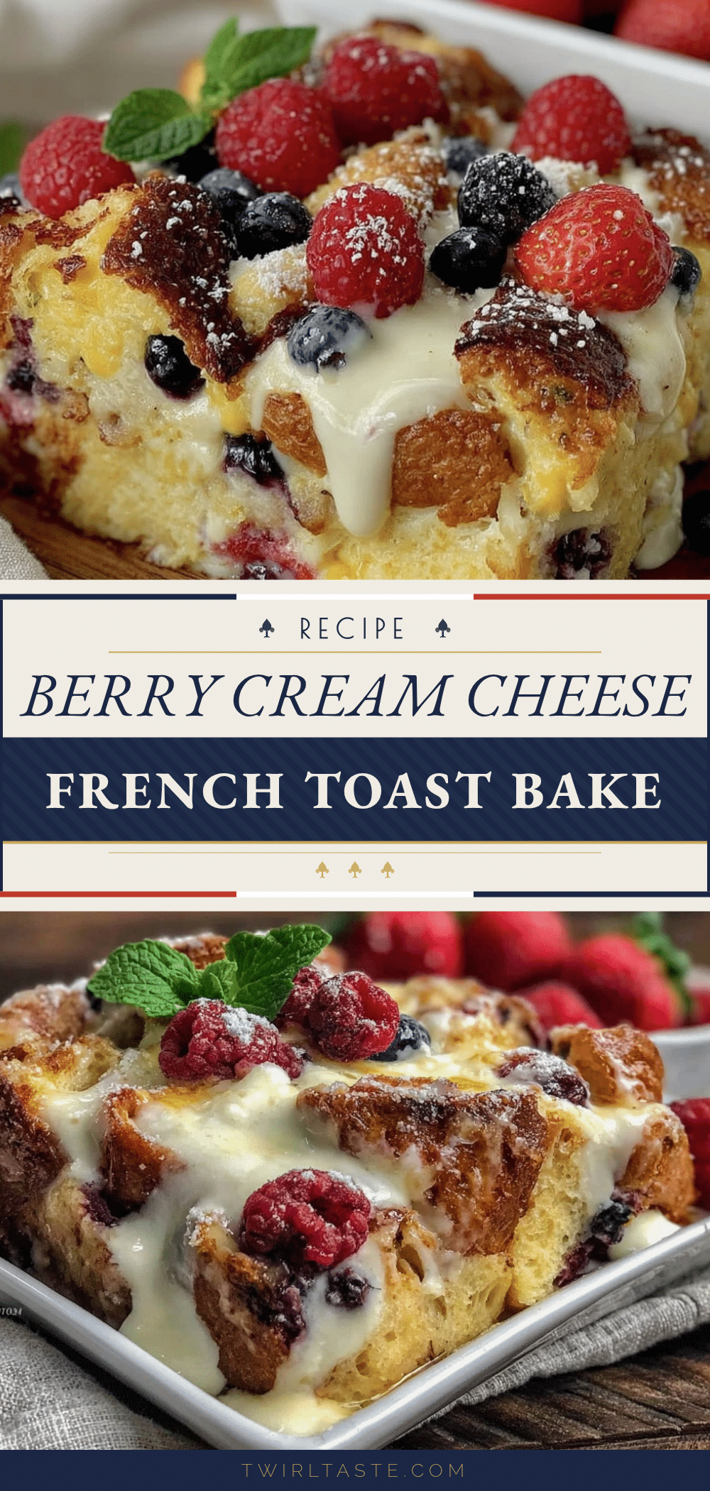 Creamy Berry French Toast Casserole recipe