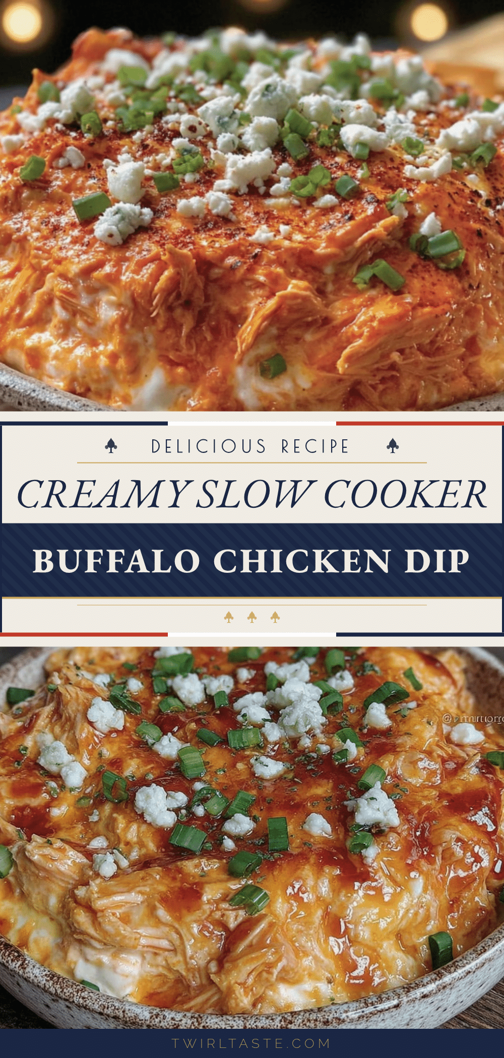 creamy buffalo chicken dip slow cooker recipe recipe