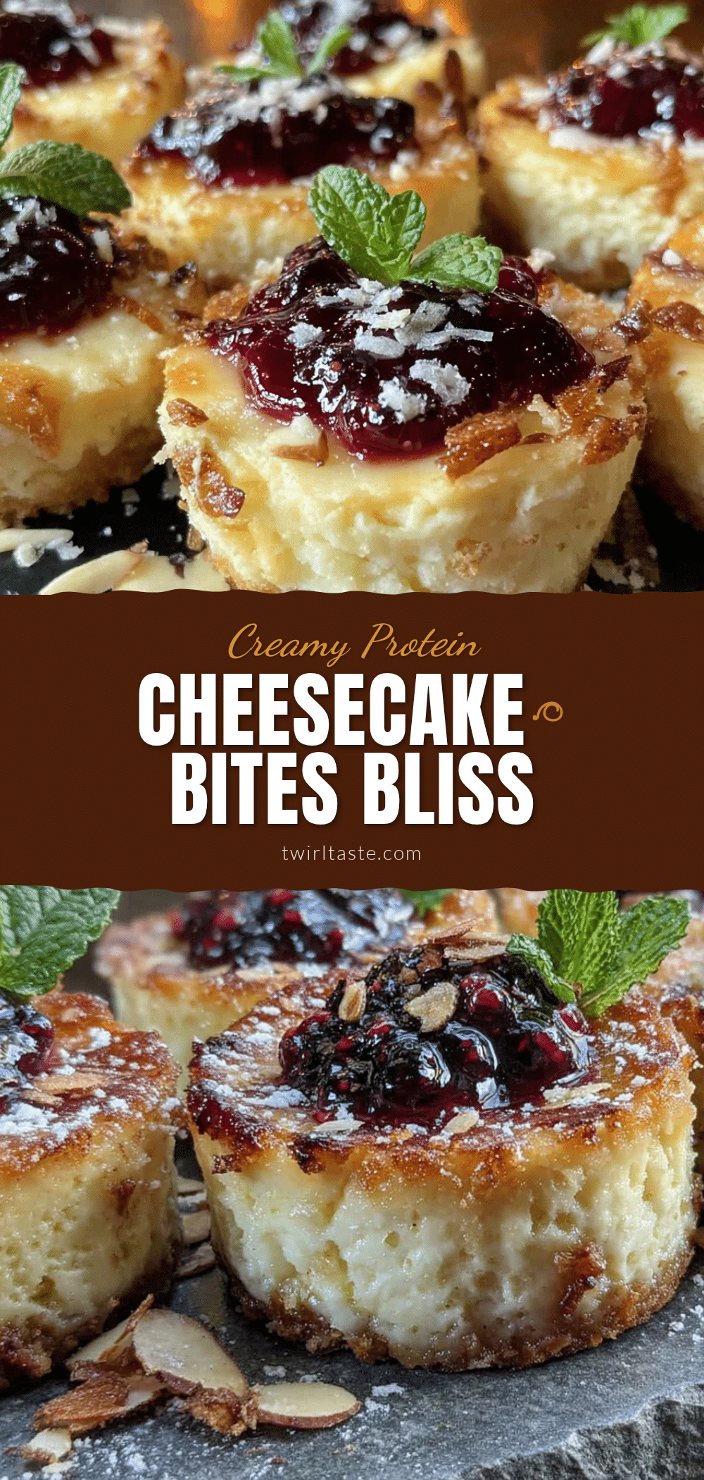 creamy protein cheesecake bites recipe