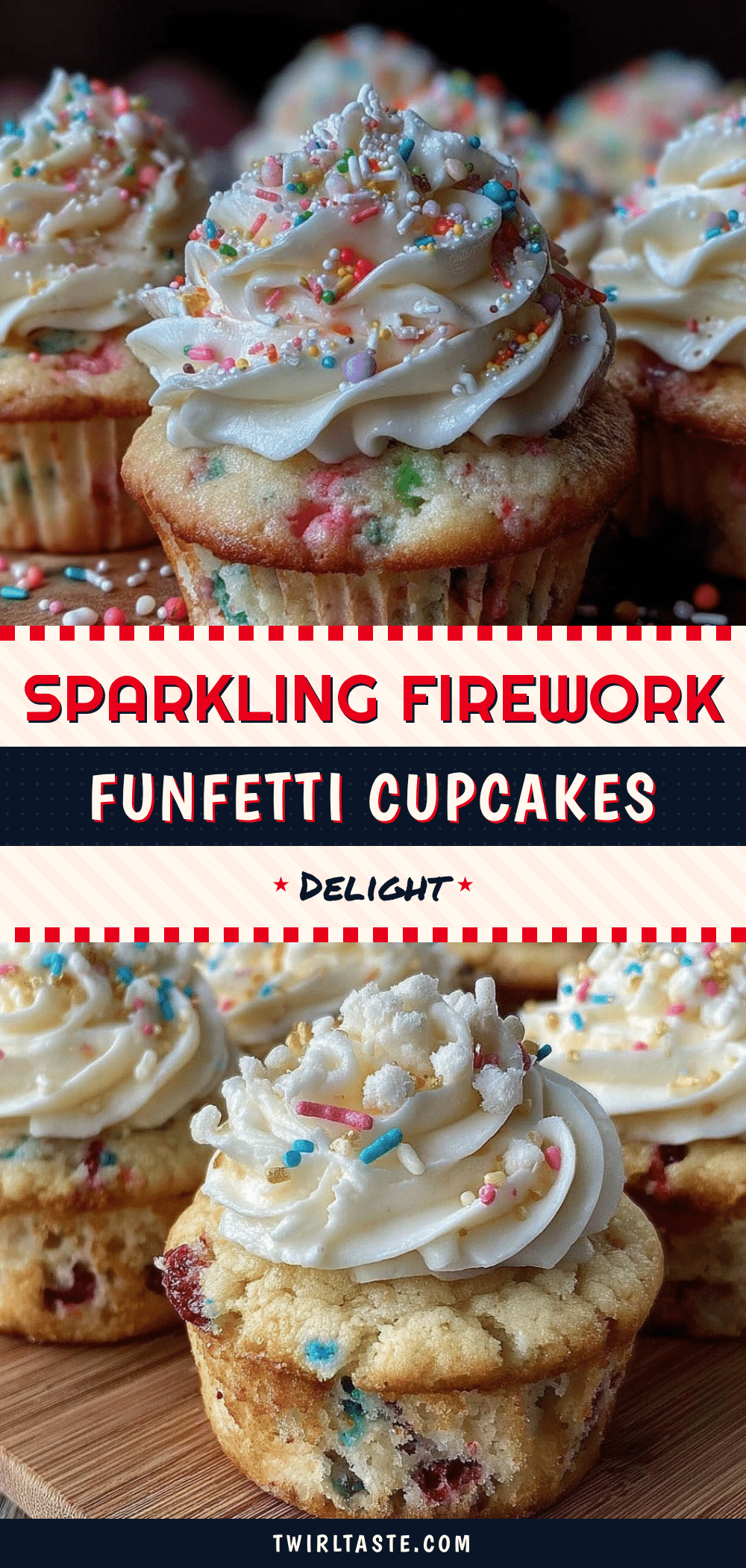 firework funfetti cupcakes recipe