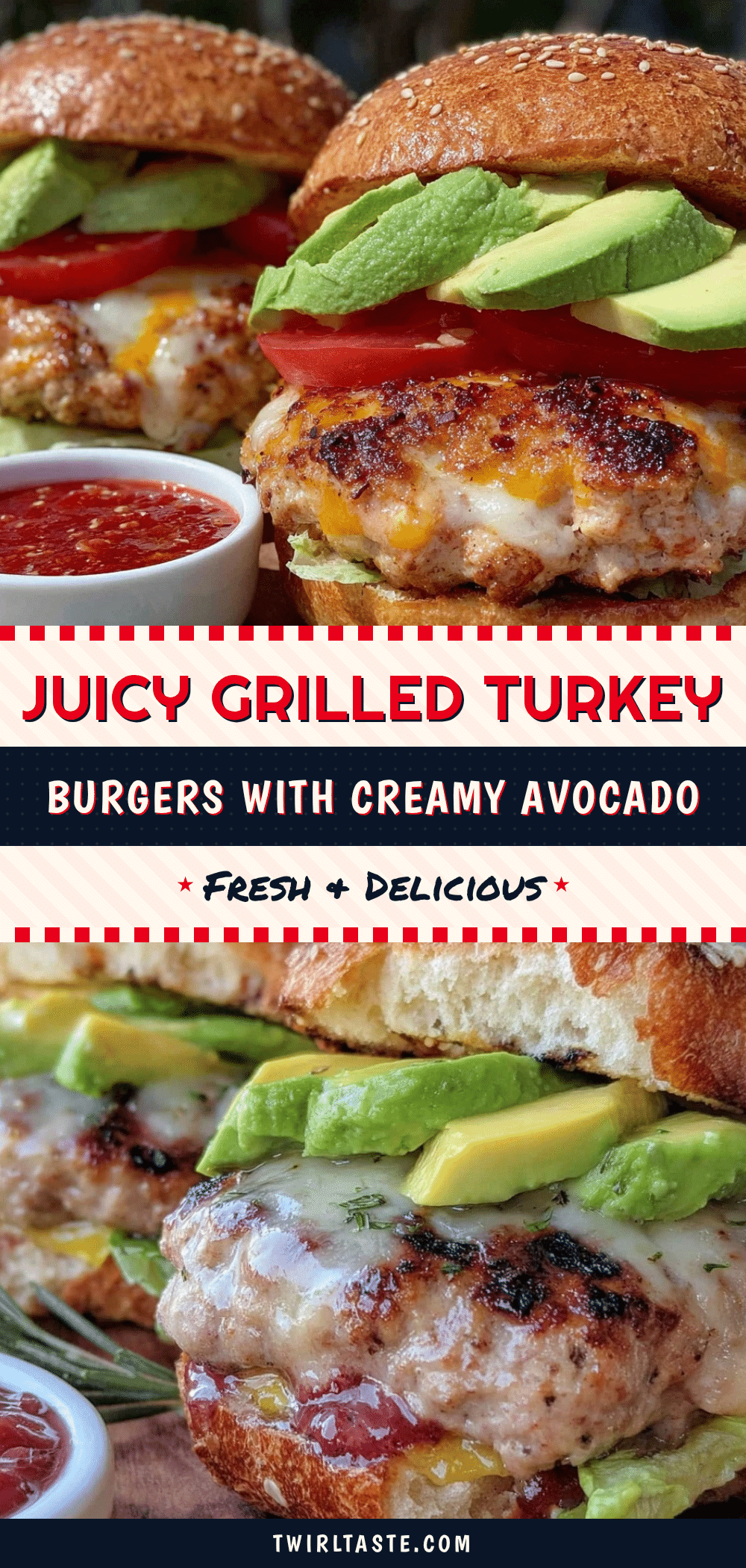 fresh grilled turkey burgers recipe