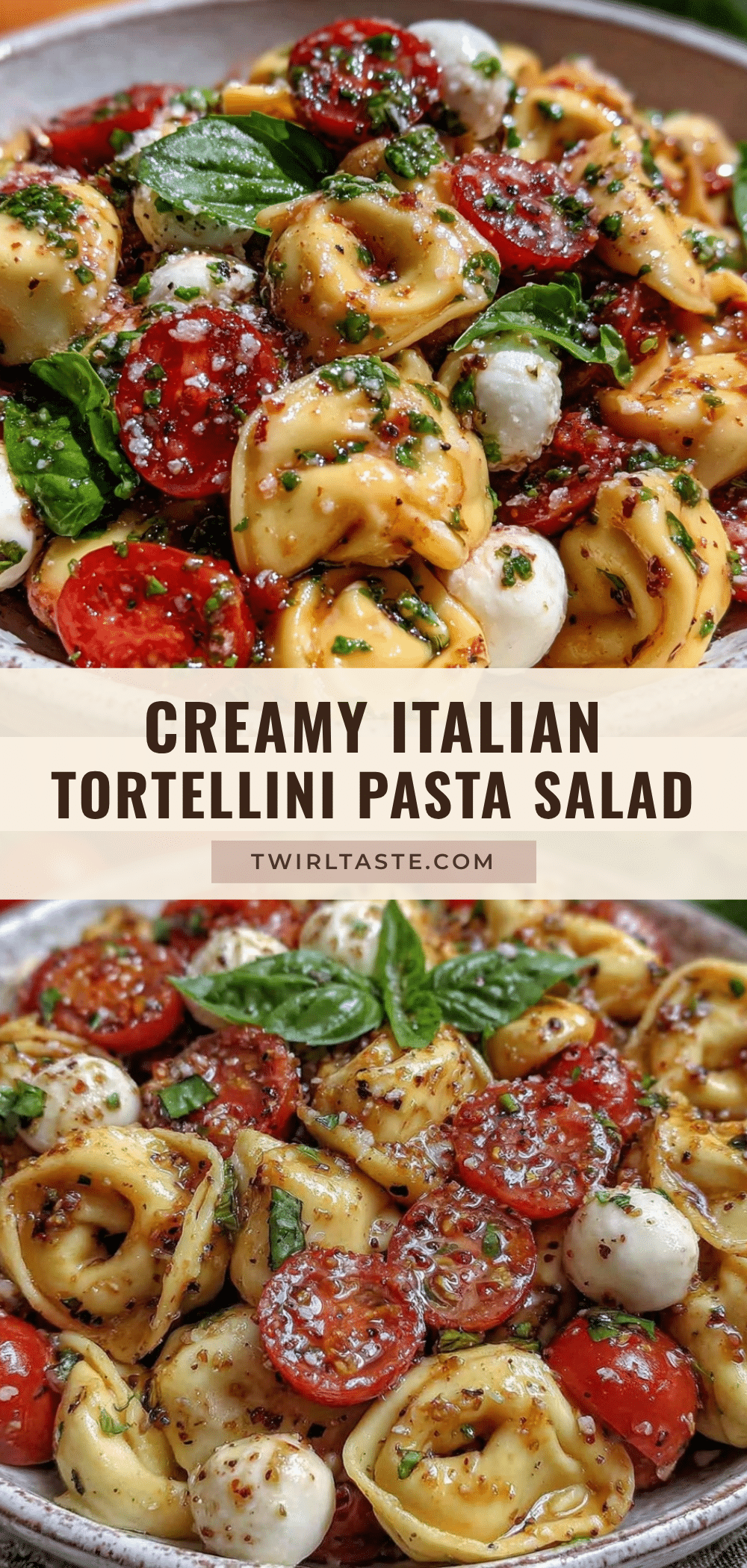 Fresh Italian Tortellini Pasta Salad recipe