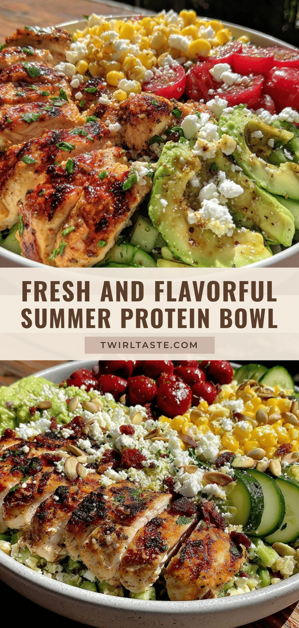 fresh summer protein bowl recipe