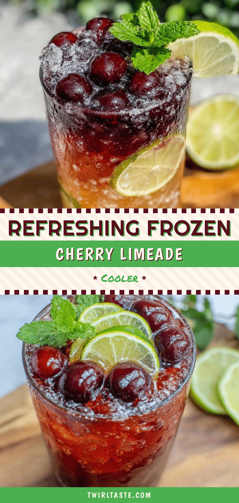 frozen cherry limeade cooler recipe