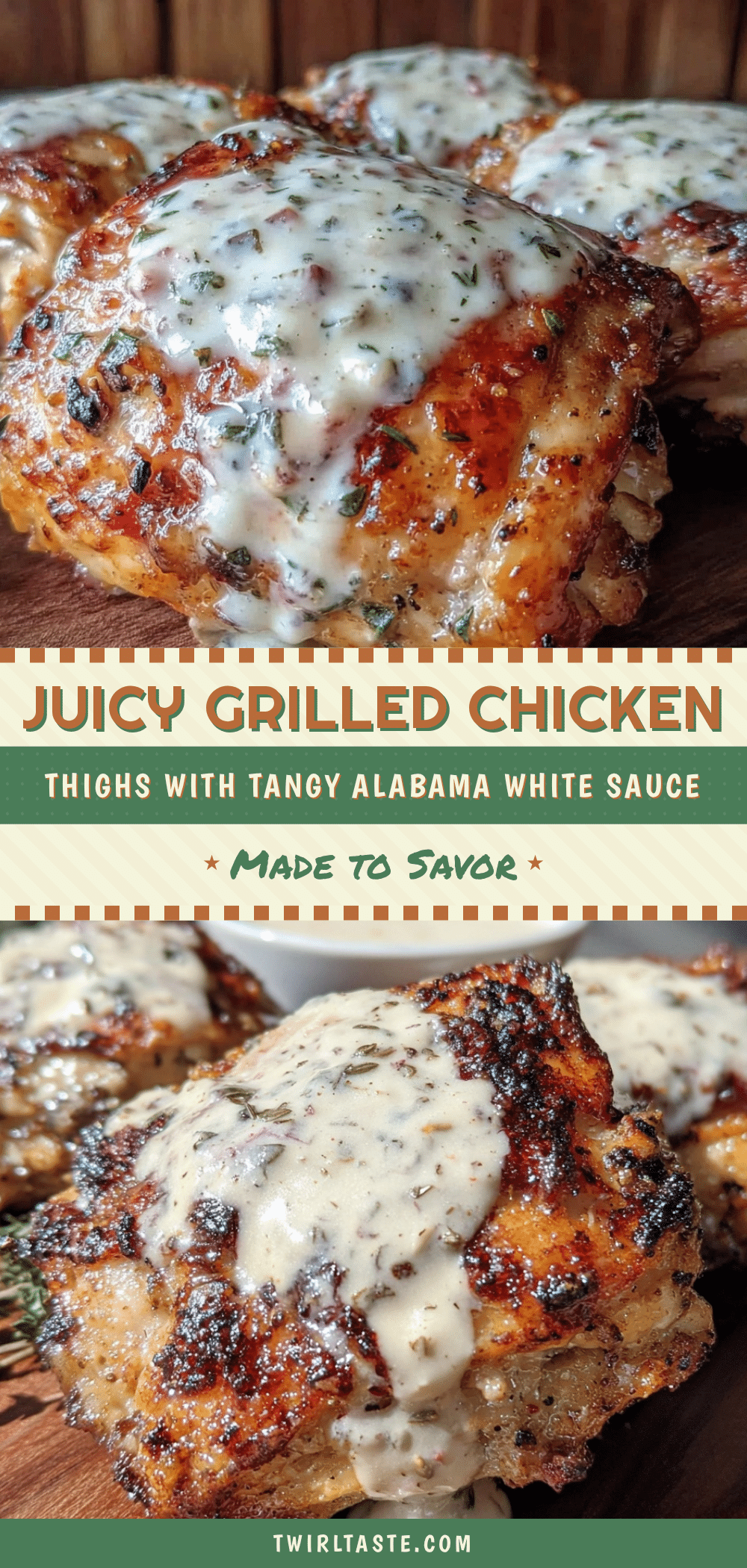 grilled chicken thighs alabama white sauce recipe