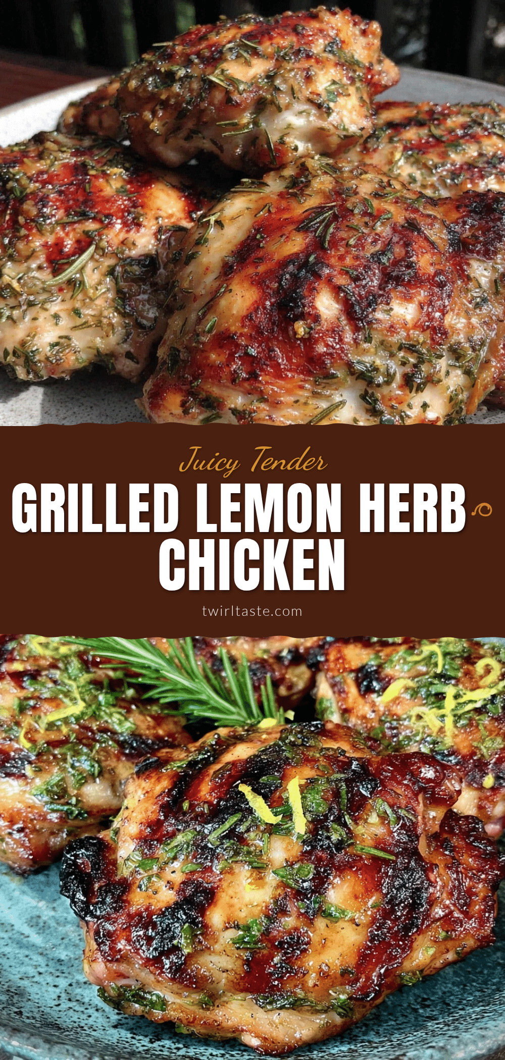 grilled lemon herb chicken thighs recipe
