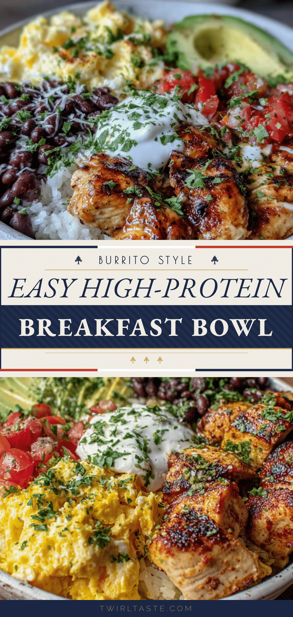 high-protein breakfast burrito bowl recipe