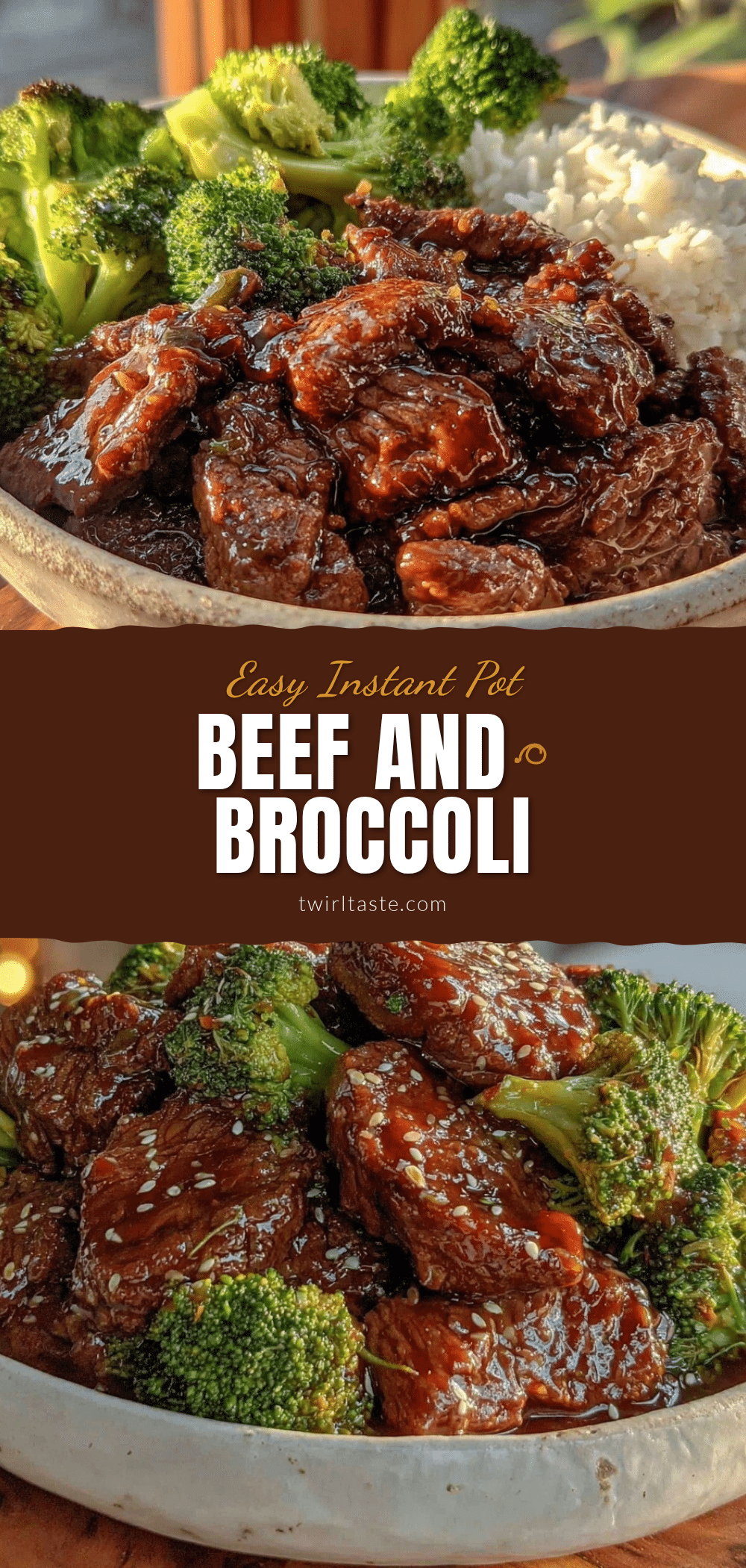 Instant Pot Beef and Broccoli recipe