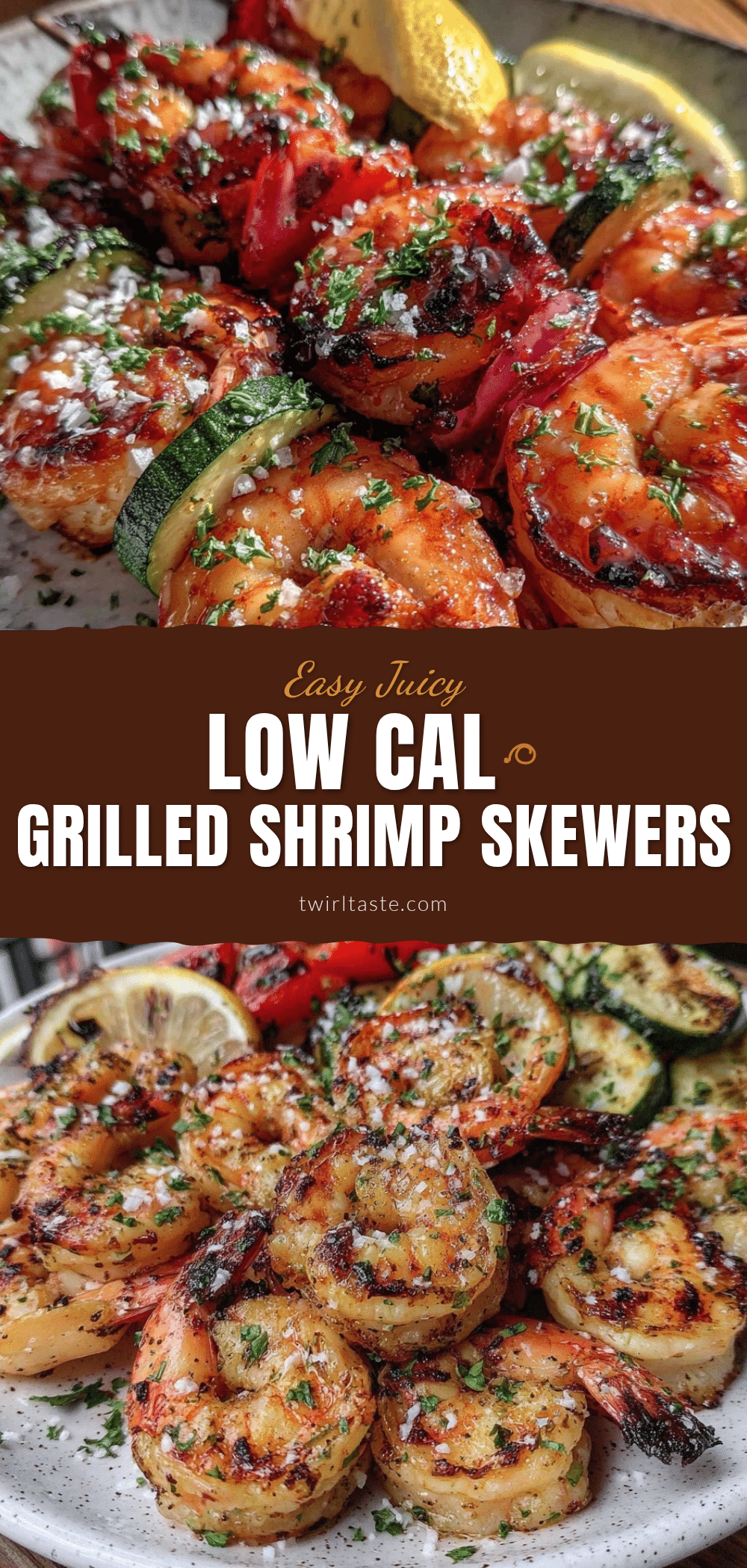 low cal grilled shrimp skewers recipe