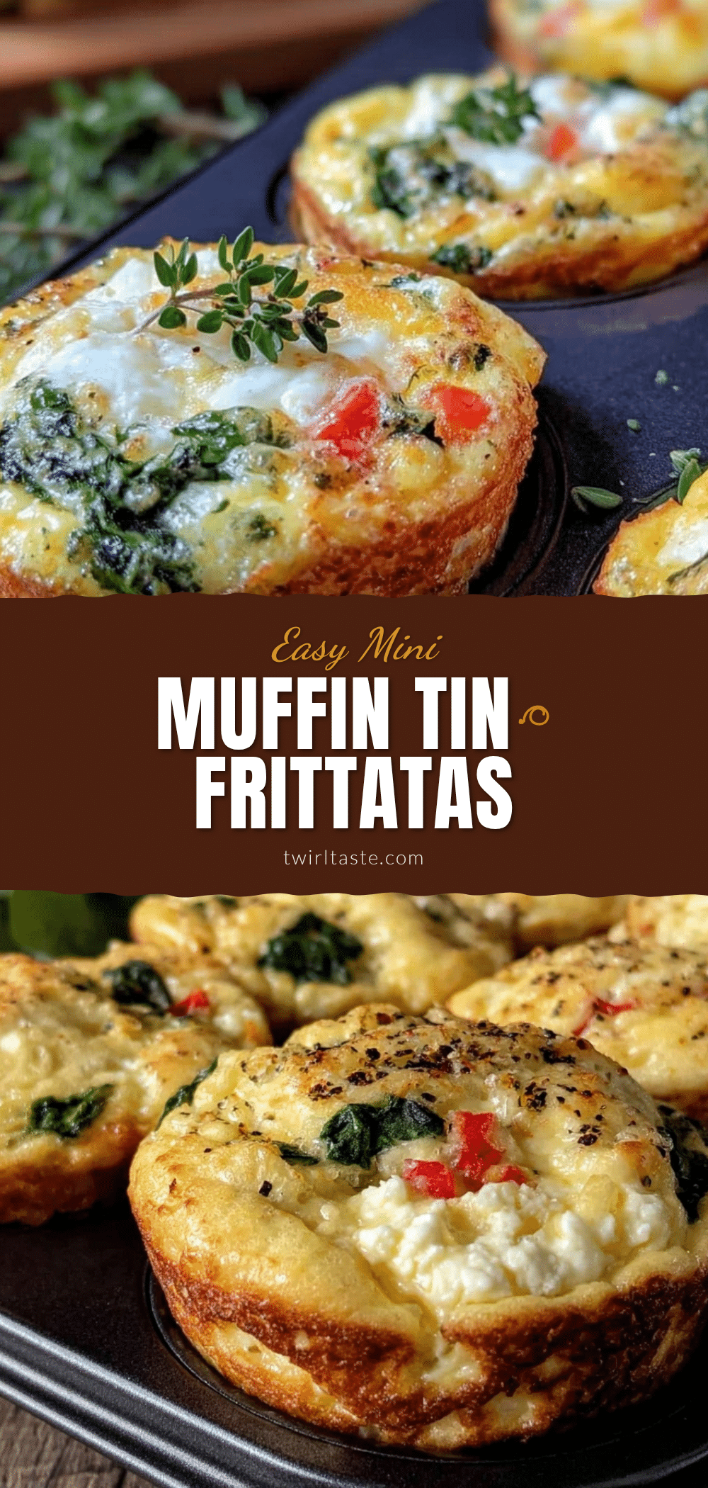 mini muffin tin frittatas recipe