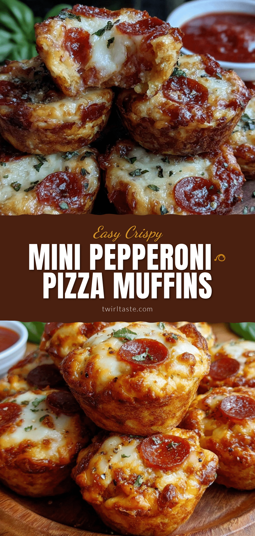 mini pepperoni pizza muffins recipe