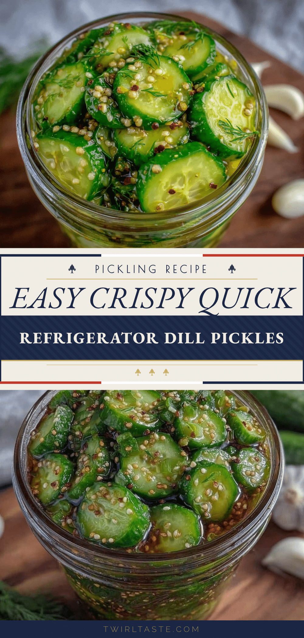 quick refrigerator dill pickles recipe