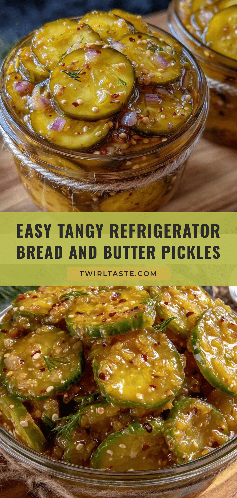 refrigerator bread and butter pickles recipe