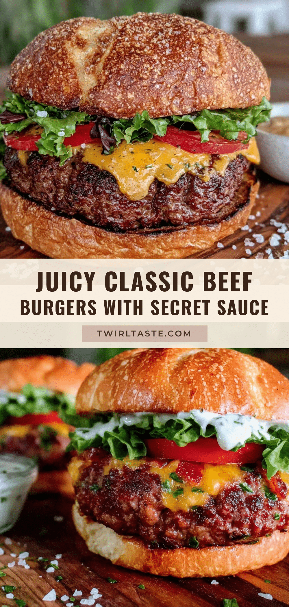 savory classic beef burgers recipe