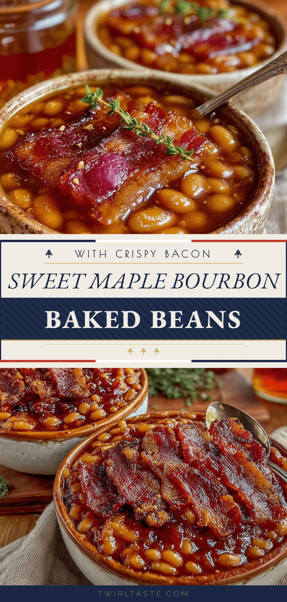 savory maple bourbon baked beans recipe