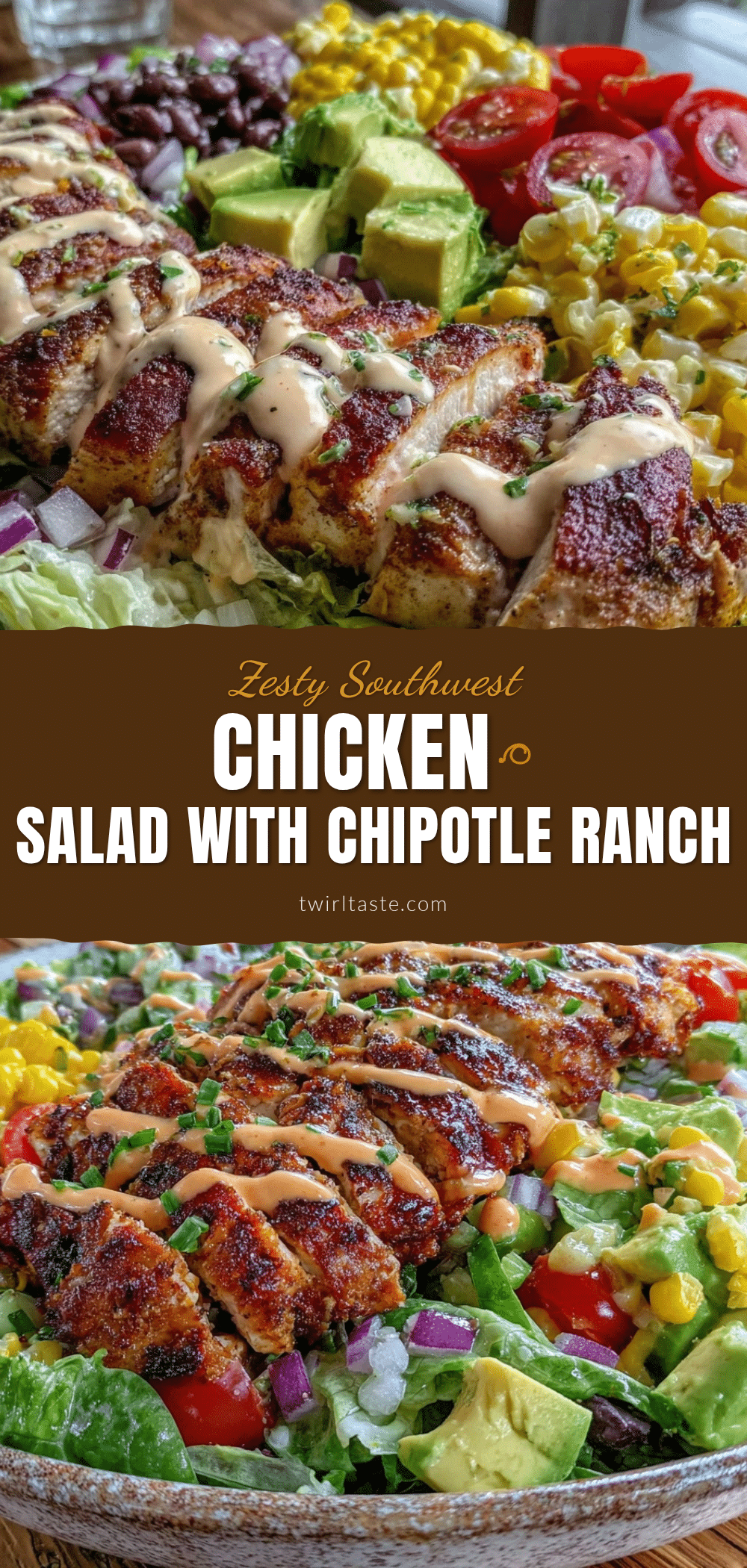 southwest chicken salad recipe