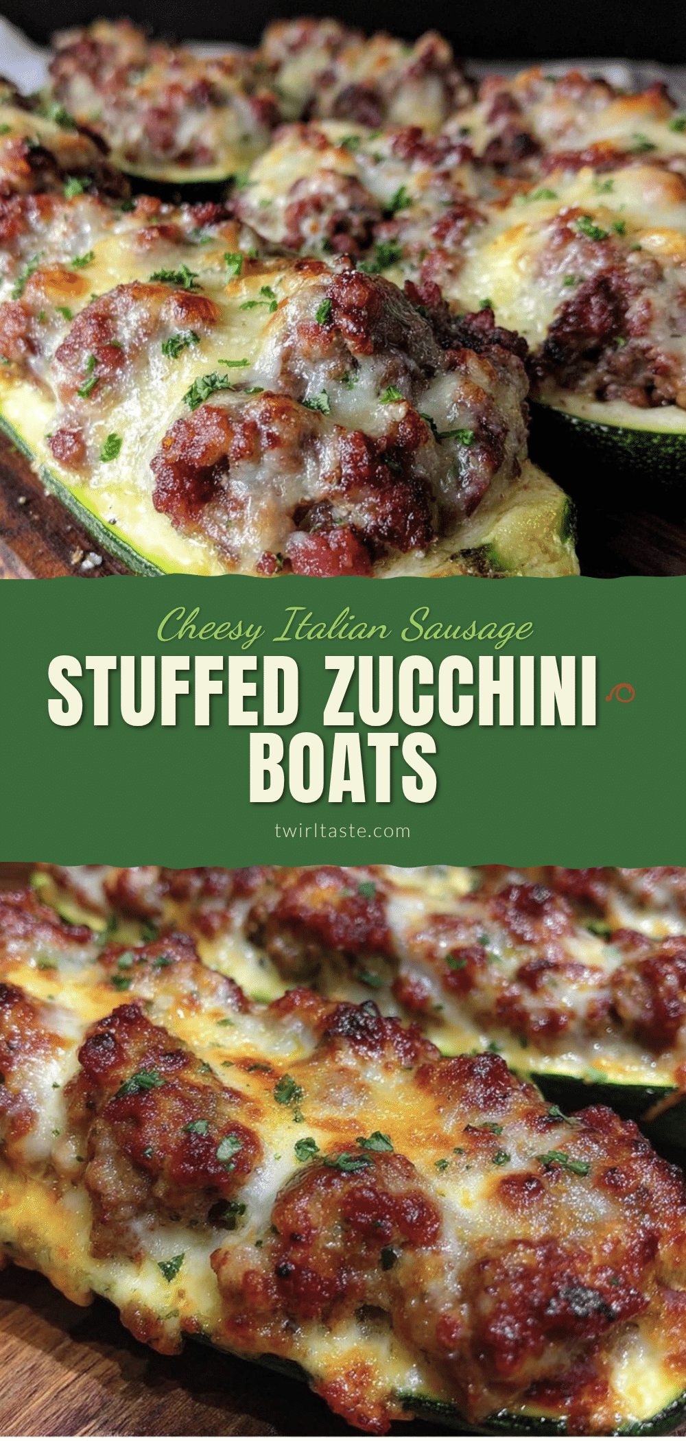 stuffed zucchini boats recipe