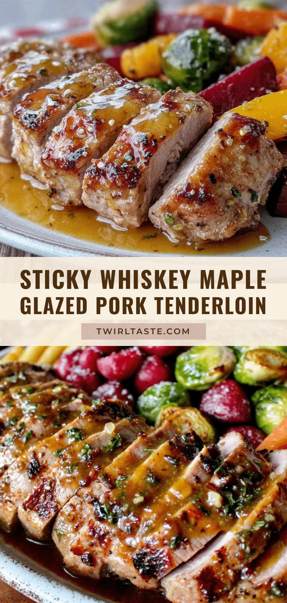 whiskey maple glazed pork tenderloin recipe