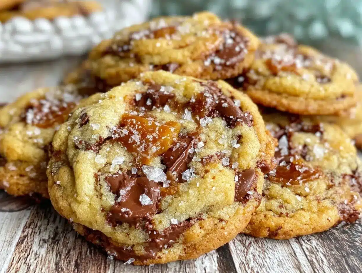brown butter toffee chocolate chip cookies preparation steps