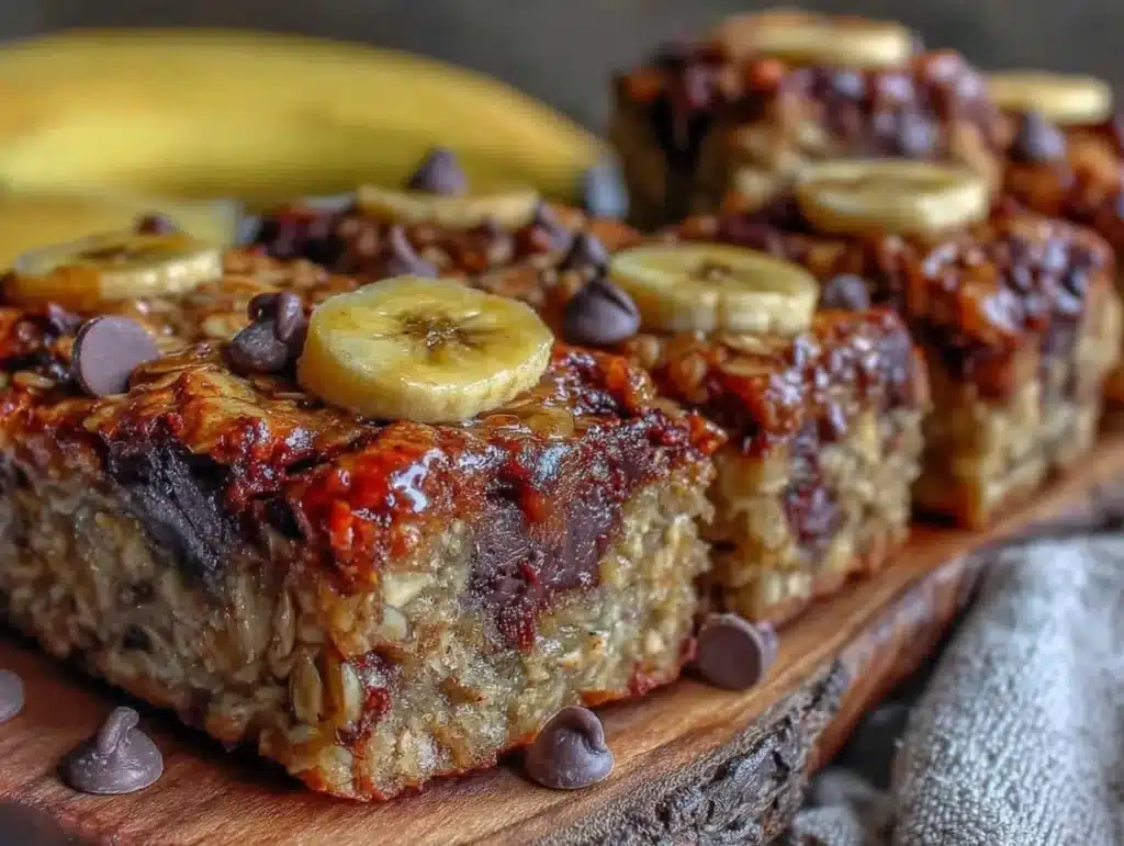 chunky monkey granola bars - featured image