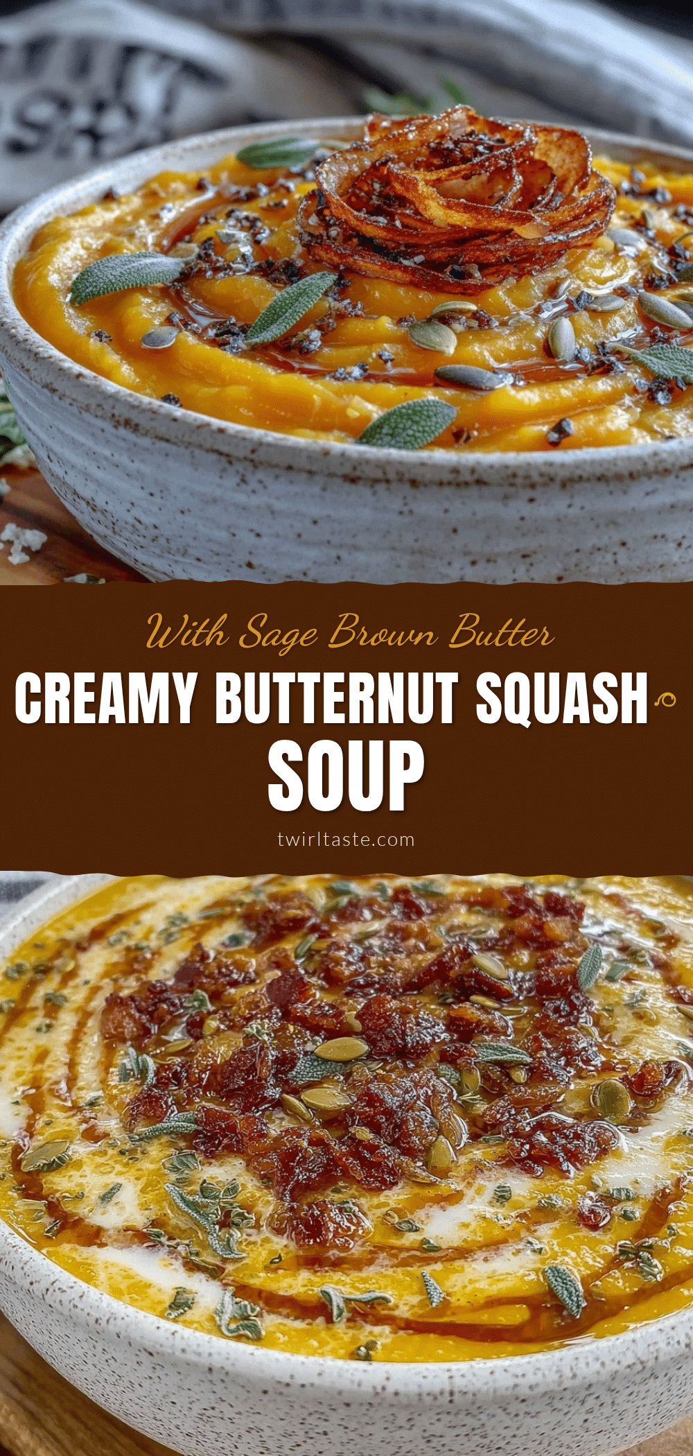 creamy butternut squash soup recipe