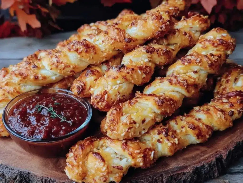 crispy witch finger breadsticks - featured image