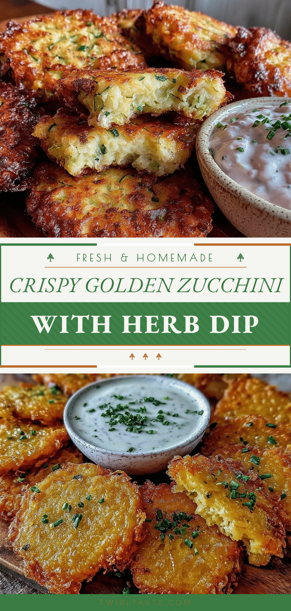 crispy zucchini fritters recipe