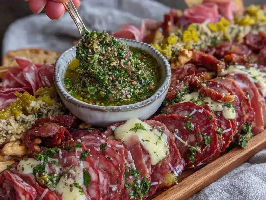 football field charcuterie board - featured image