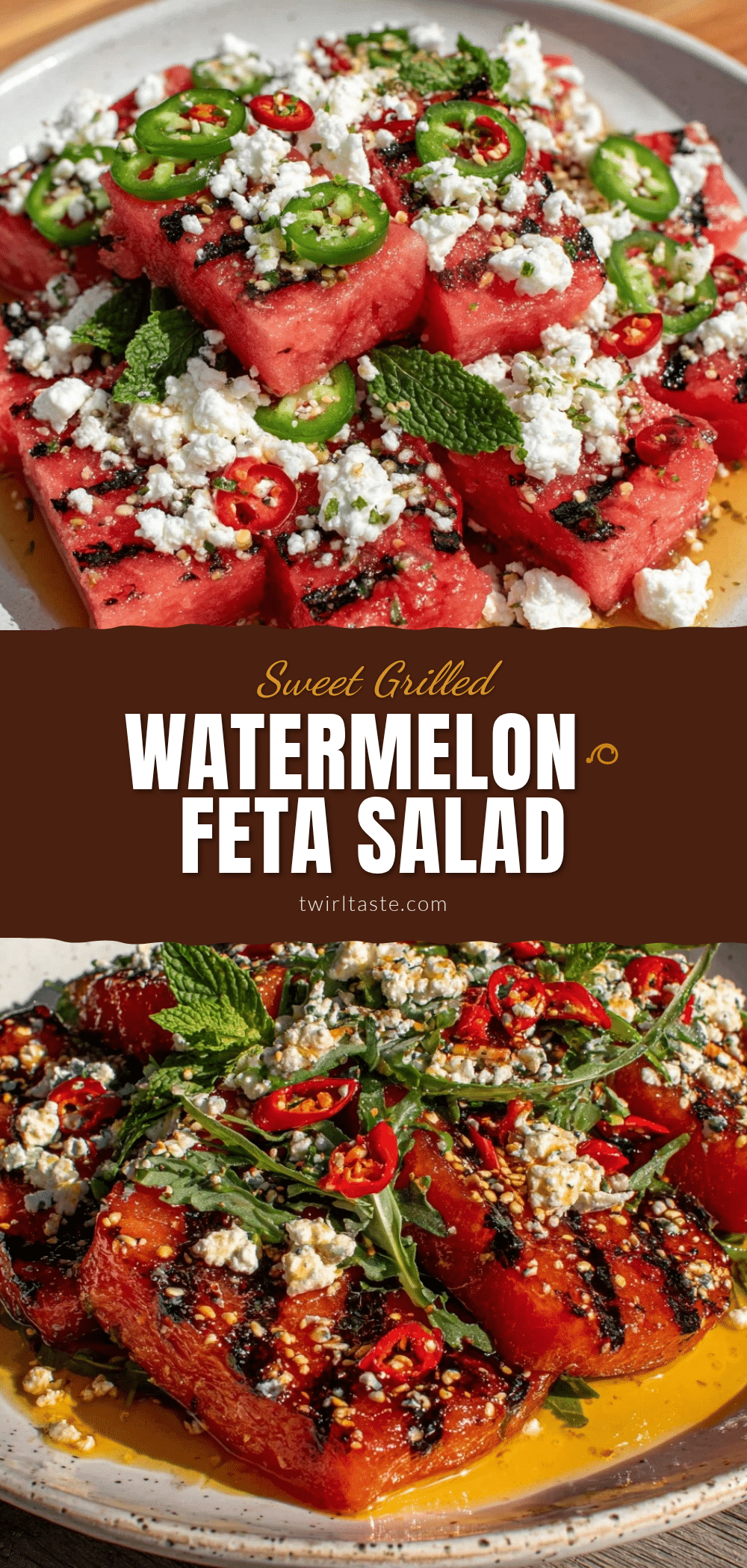 grilled watermelon and feta salad recipe