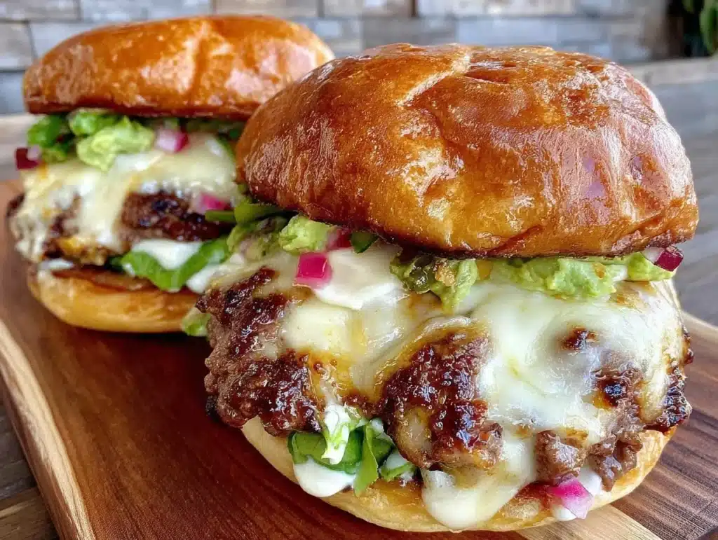 Hatch green chile smash burgers - featured image