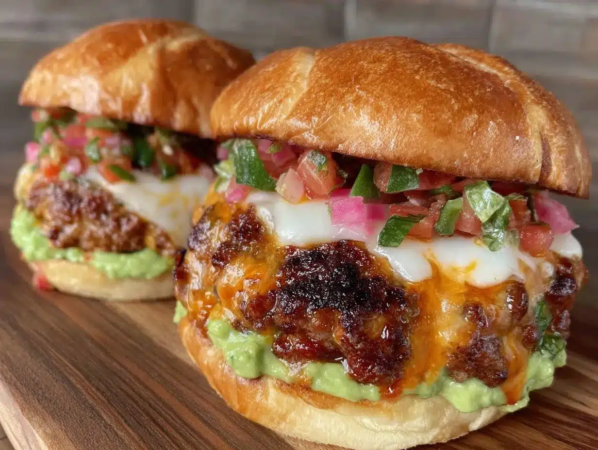 Hatch green chile smash burgers preparation steps
