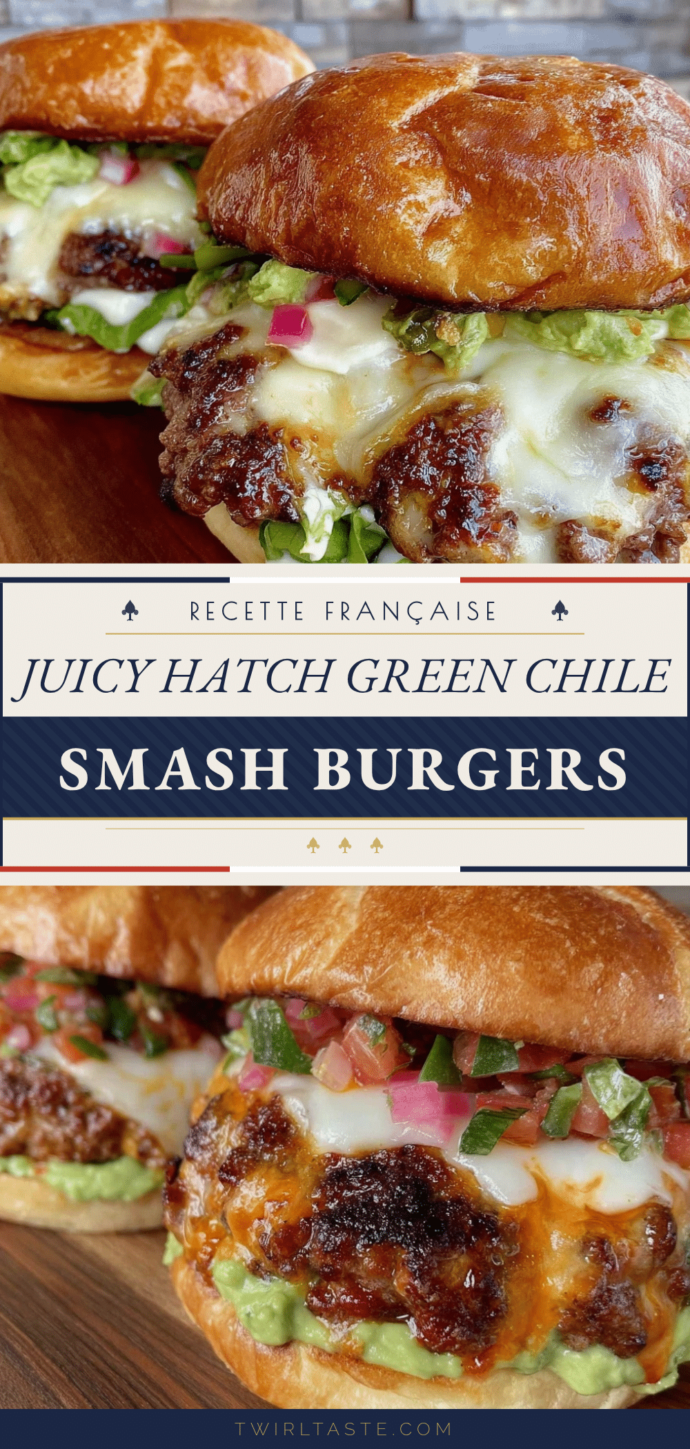Hatch green chile smash burgers recipe