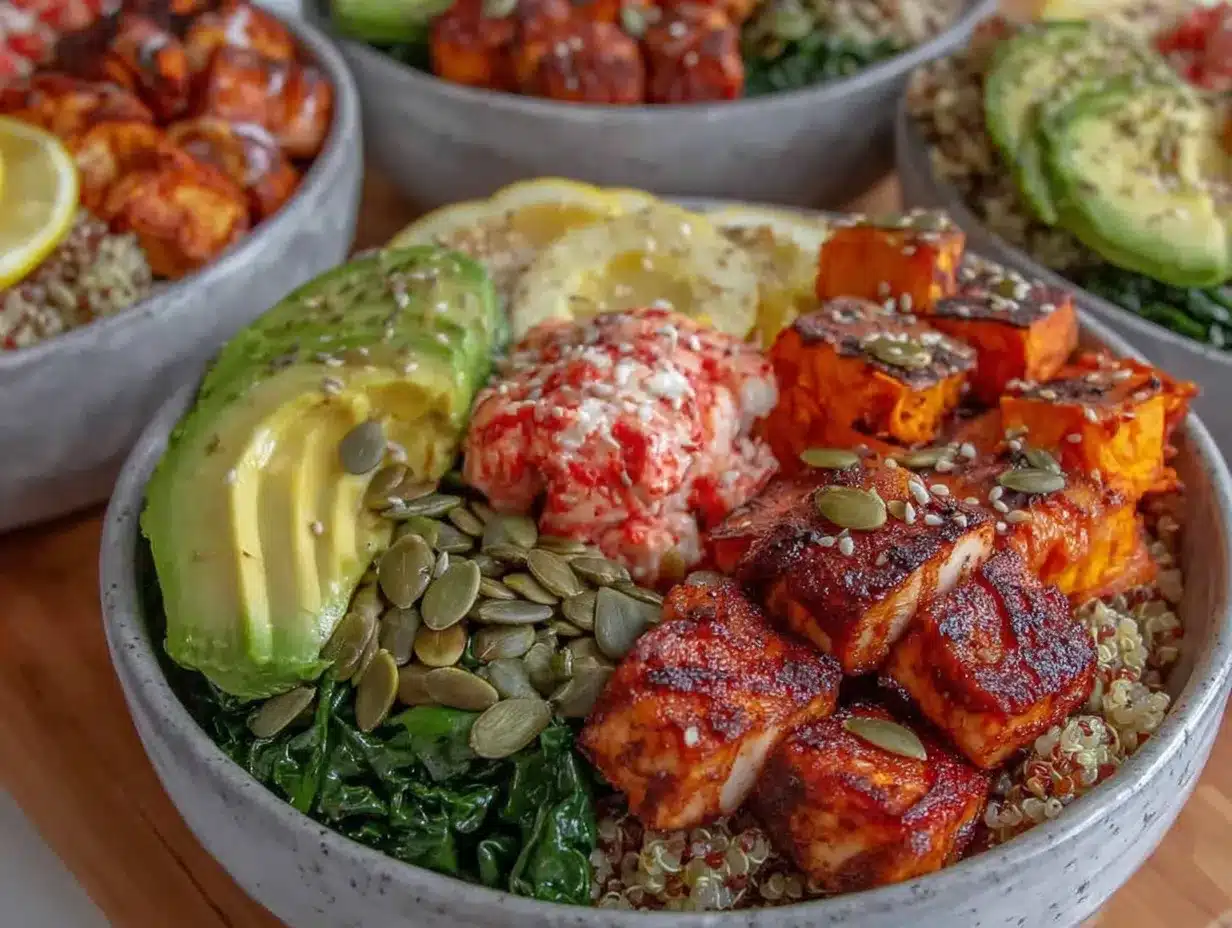 Healthy 10 Minute Food Prep Bowls preparation steps