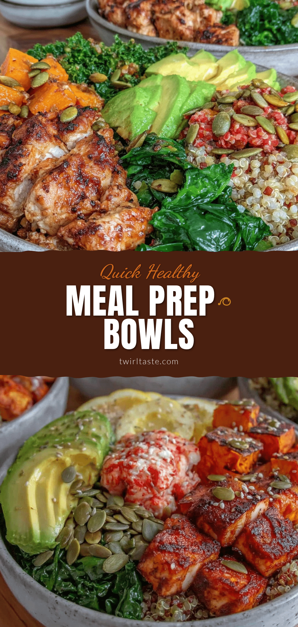 Healthy 10 Minute Food Prep Bowls recipe
