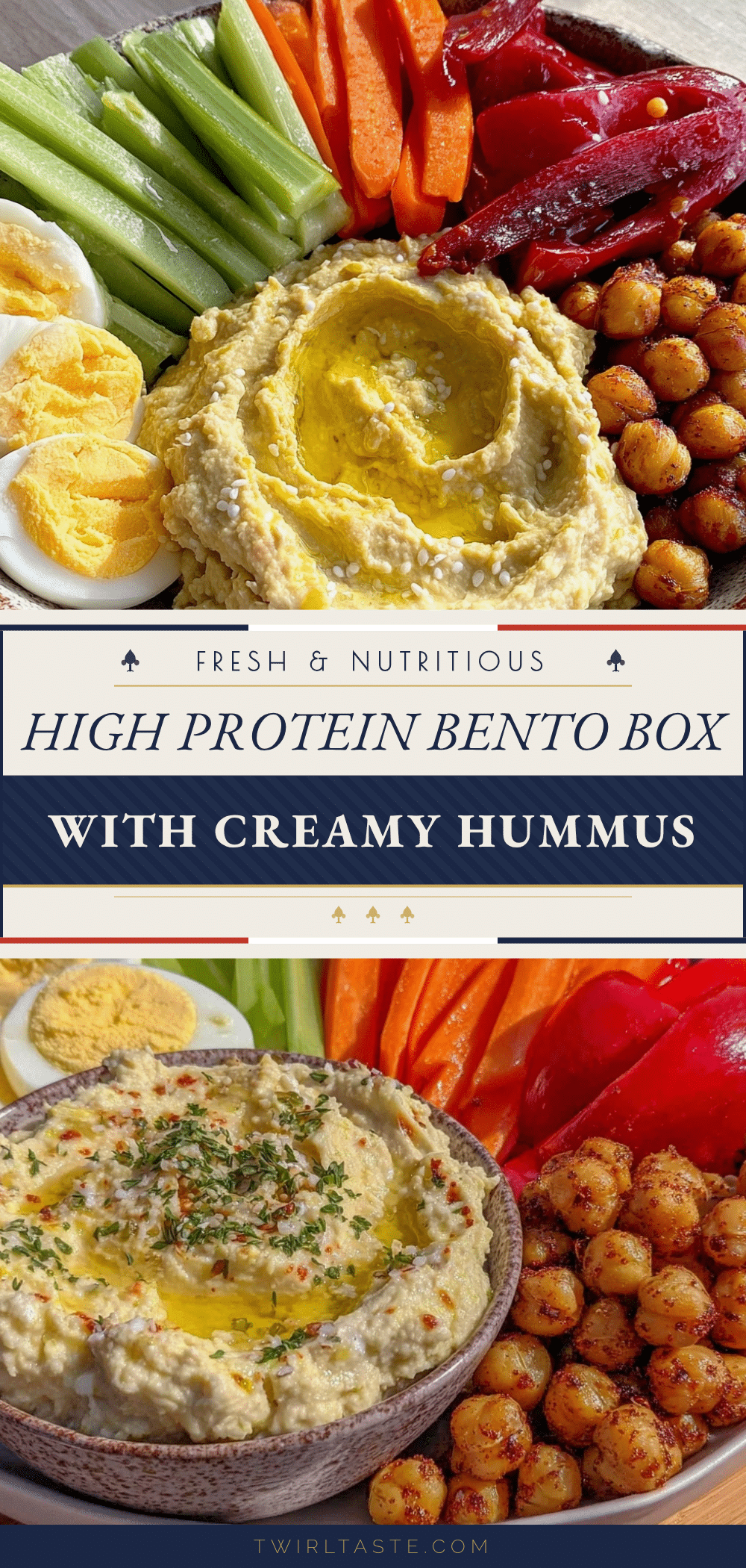 Healthy High Protein Bento Box Lunch recipe