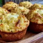 lemon zucchini muffins - featured image