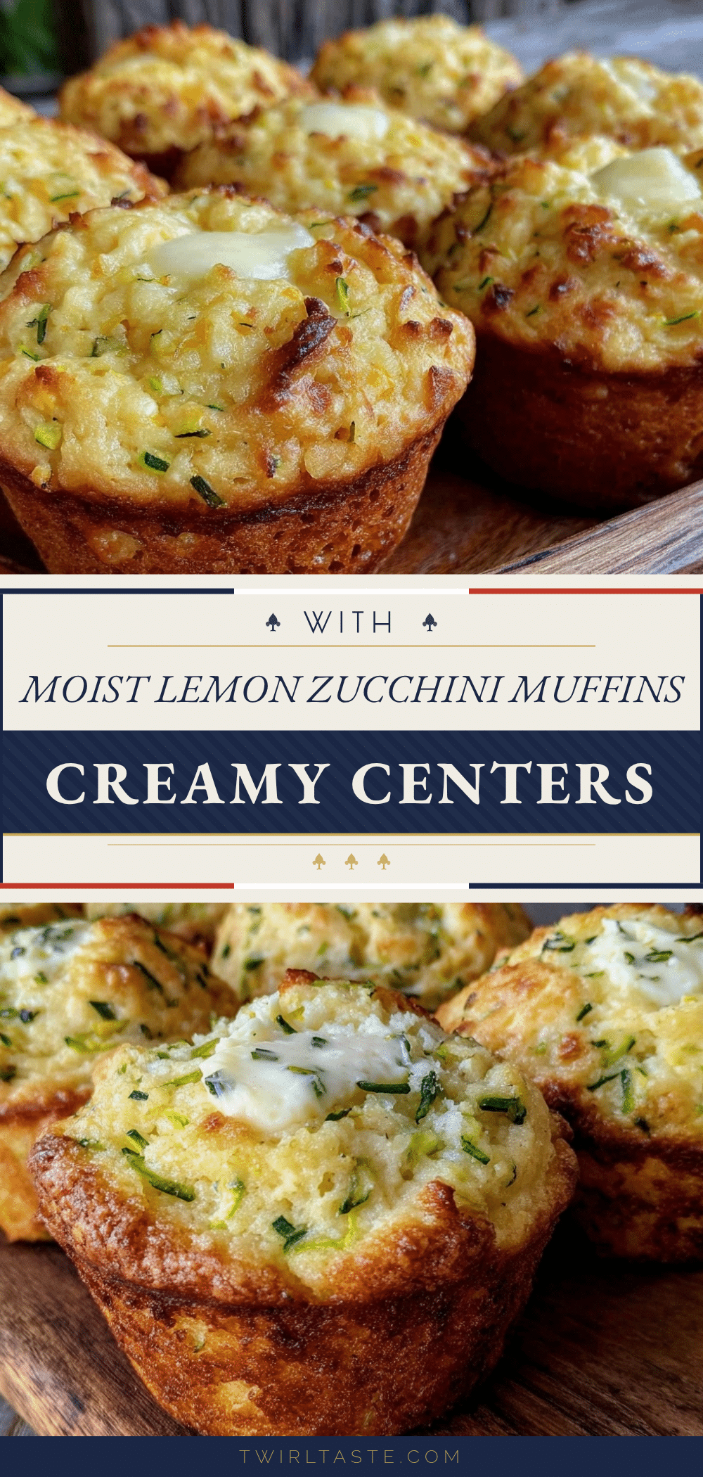 lemon zucchini muffins recipe