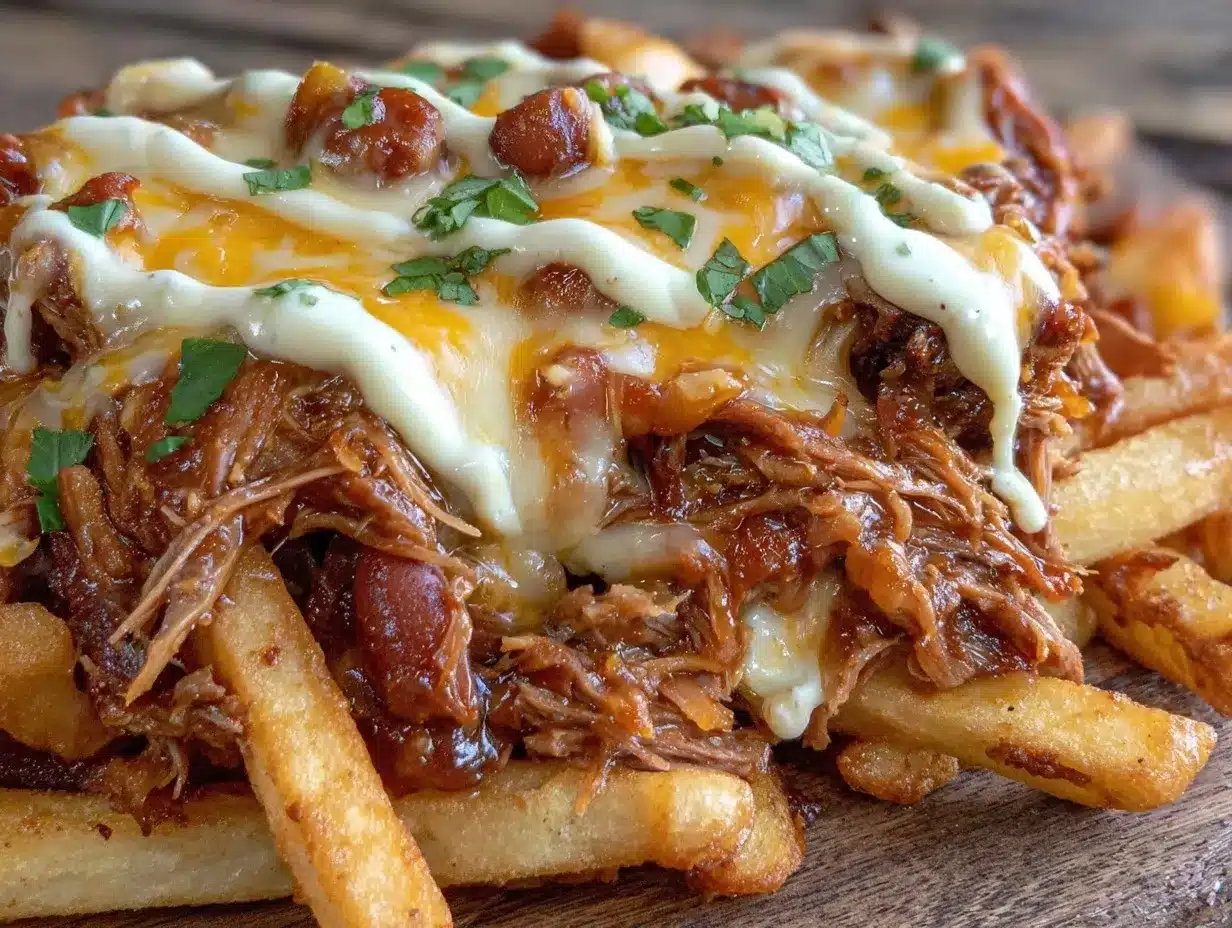 loaded brisket chili cheese fries preparation steps