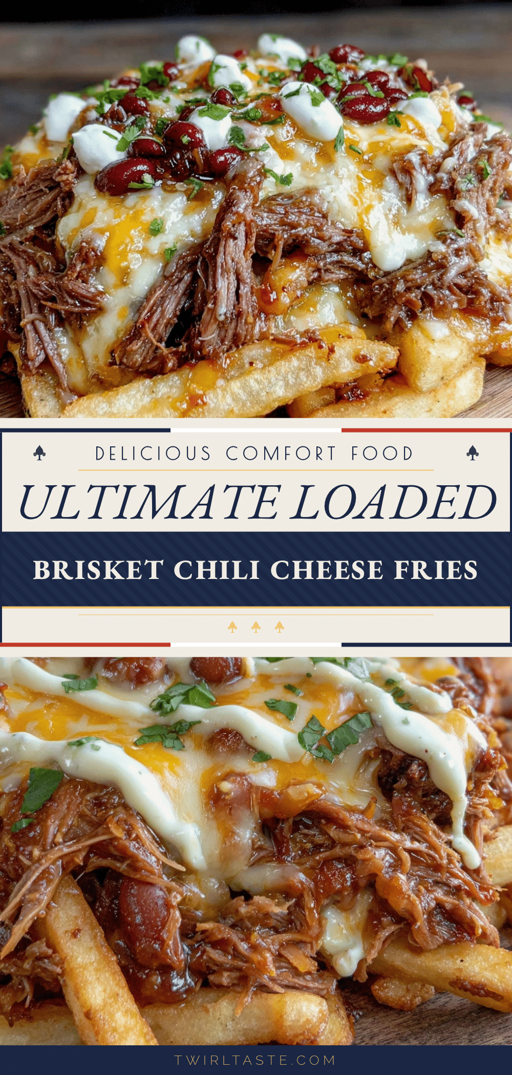 loaded brisket chili cheese fries recipe