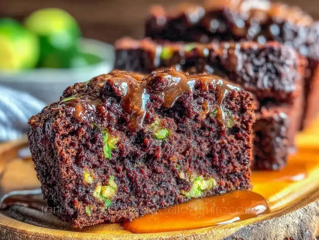 moist double chocolate zucchini bread - featured image