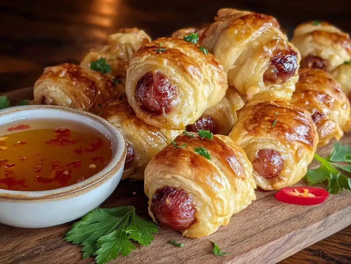 mummy hot dog bites preparation steps