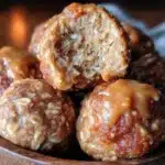 peanut butter banana protein oat balls - featured image