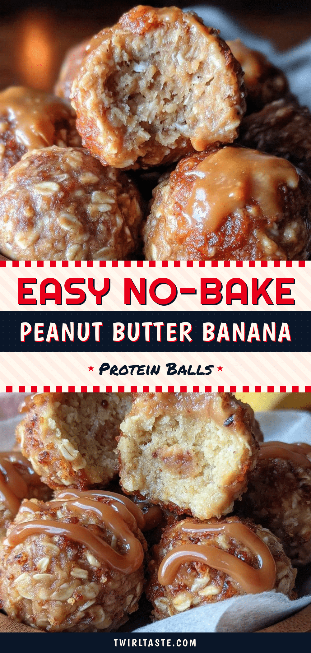 peanut butter banana protein oat balls recipe
