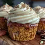 pumpkin chai latte cupcakes - featured image