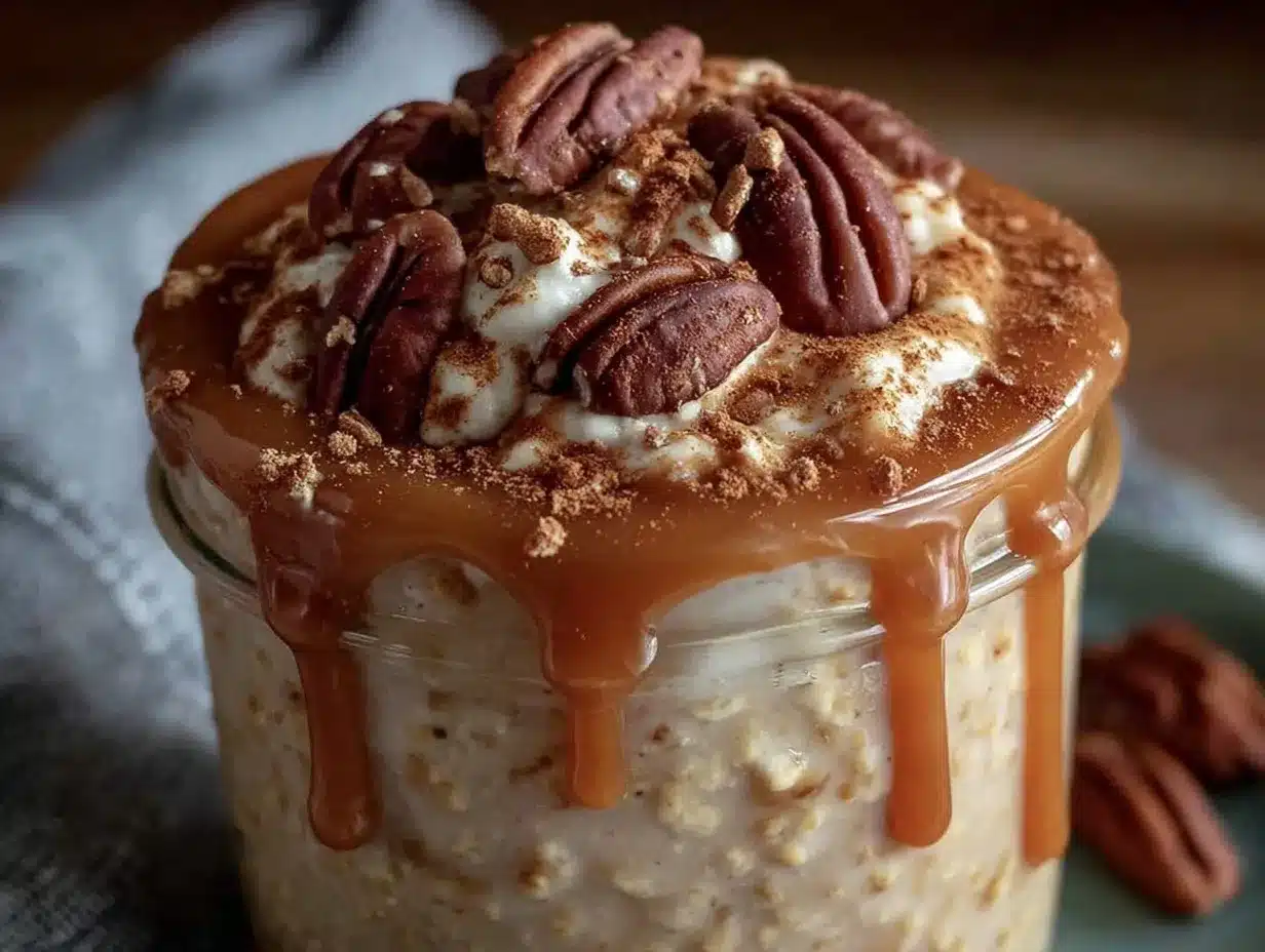 pumpkin spice overnight oats preparation steps