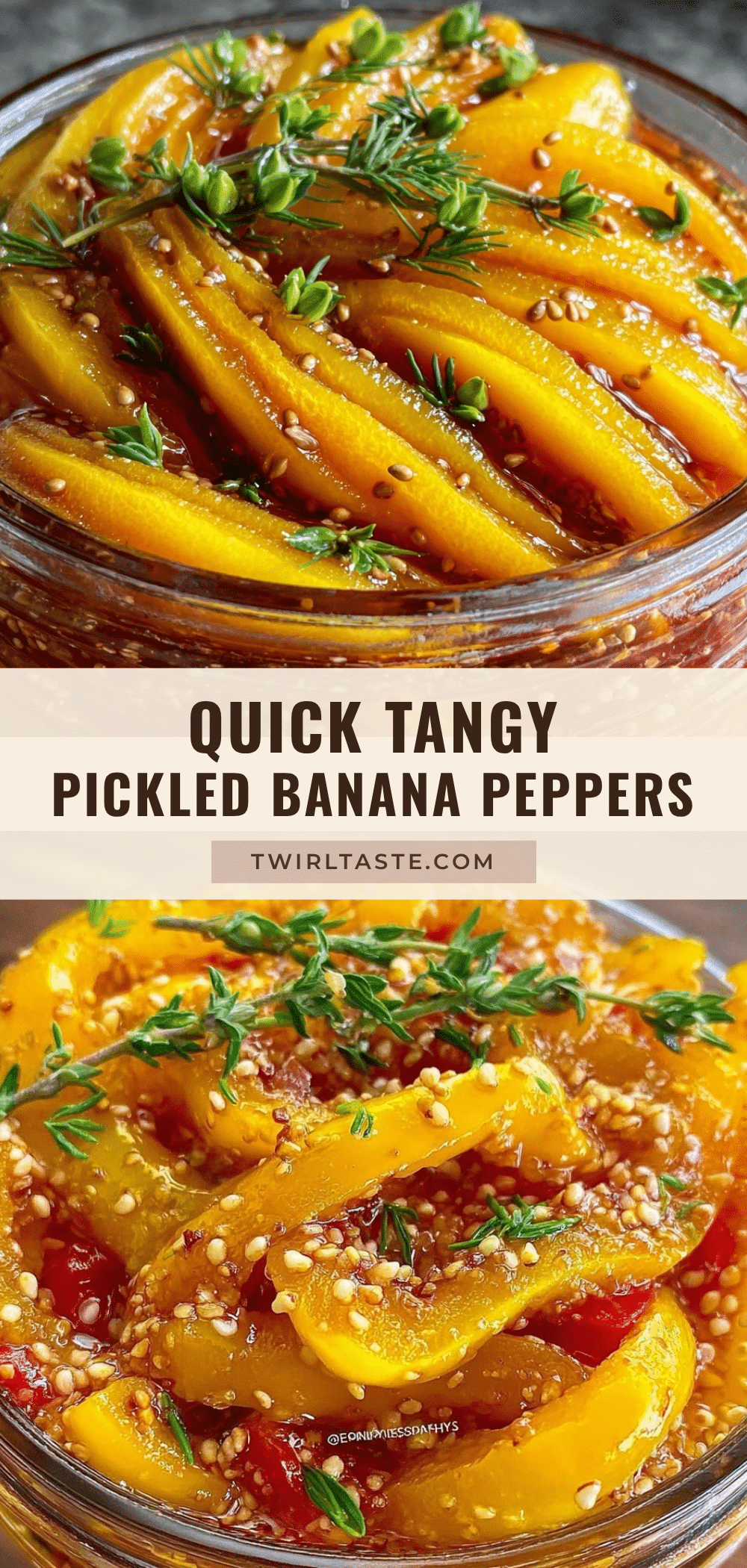 quick tangy pickled banana peppers recipe
