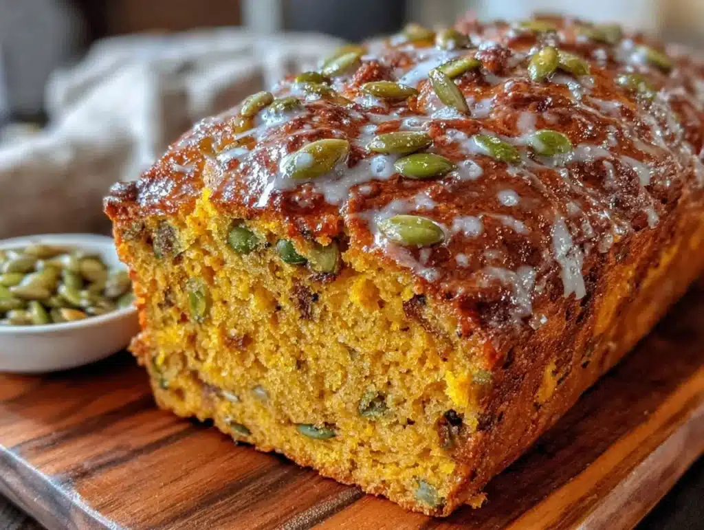 rustic pumpkin sourdough bread - featured image