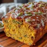 rustic pumpkin sourdough bread - featured image