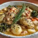 slow cooker tuscan white bean chicken soup - featured image